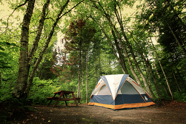 first time going camping