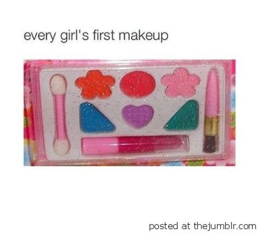 First makeup set