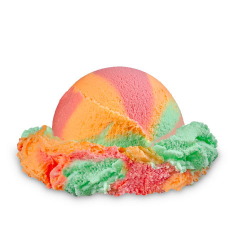 Rainbow sherbet Ice Cream