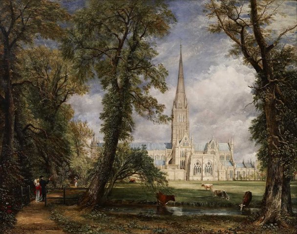 Salisbury Cathedral from the Bishop's Grounds