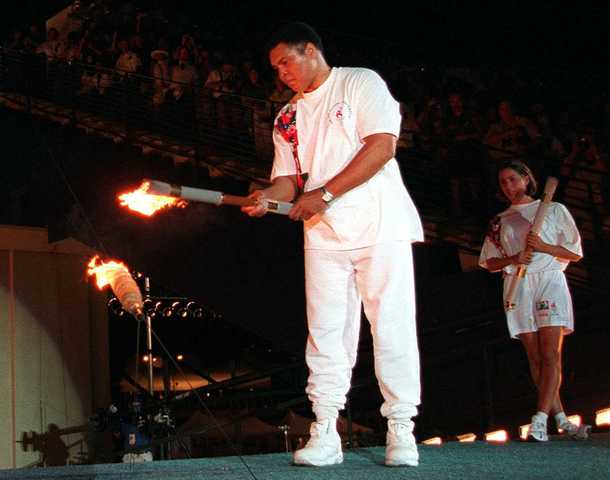 Lighting of Olympic Torch