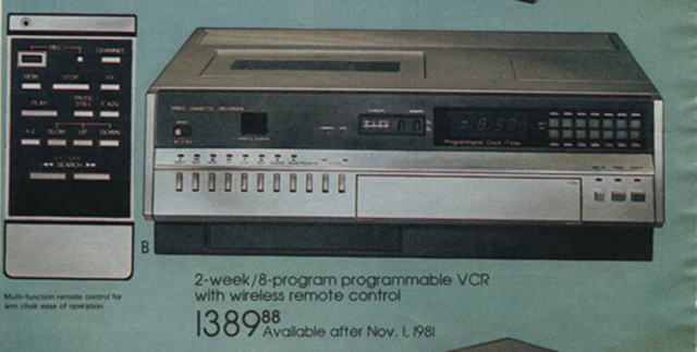 invention of the VCR