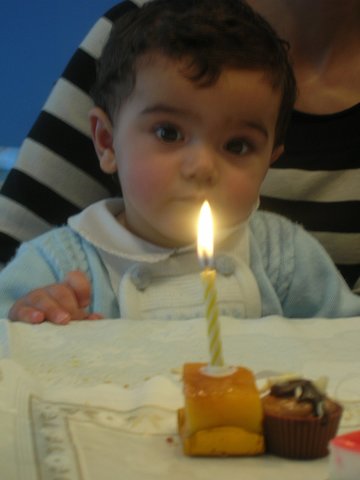 Nire lehenengo urtebetetzea.