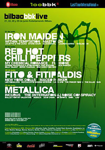 Bilbao BBK Live 2007, bi asteburu