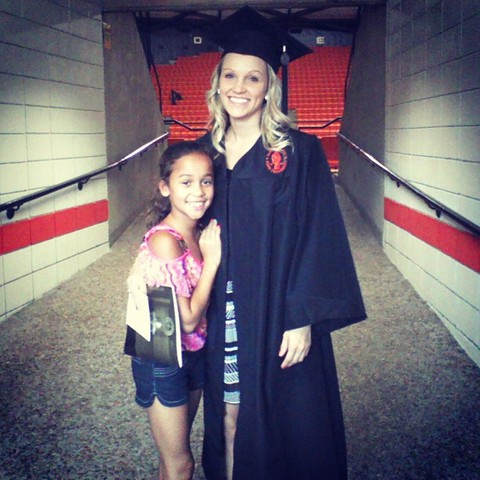 My sisters graduation