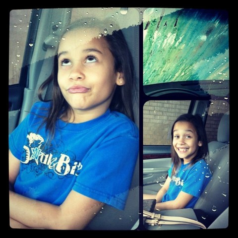 Car wash with my sister