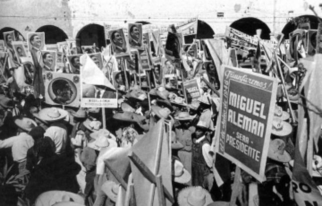 Propaganda de Miguel Alemán Valdés.