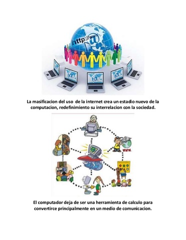 QUINTA GENERACION: INTERNET + HTML= SOCIEDAD DE LA INFORMACION: