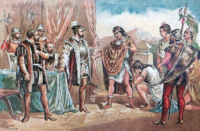 Los mexicas nombraron a Cuauhtémoc como jefe supremo.