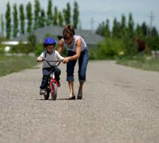 learned to ride a bike