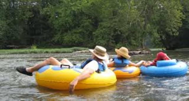Tubing for whole family in New Braunfel