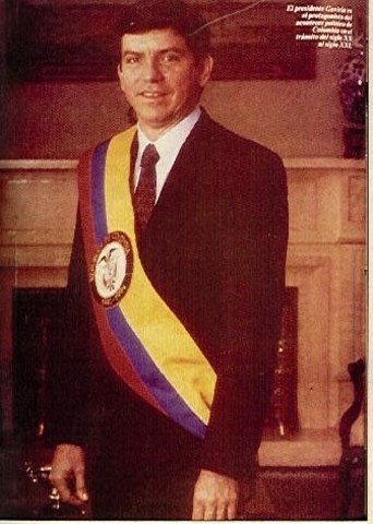 Posicionamiento del presidente César Gaviria