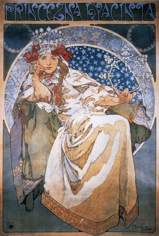 Princeza Hyacinta, Alphonse Mucha