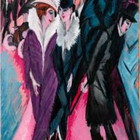 Street, Berlin by Ernst Ludwig Kirchner