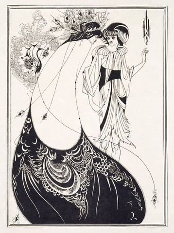 Peacock Skirt, Aubrey Beardsley