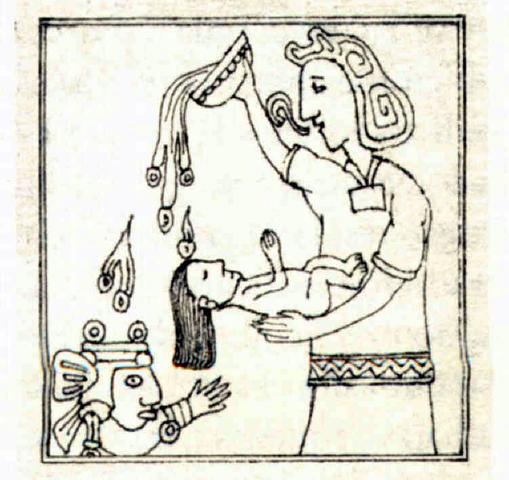 Malinalli es bautizada