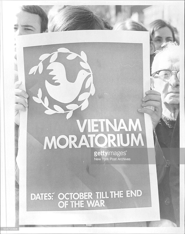 The Moratorium to End the War in Vietnam takes place: millions initiate a massive demonstration and teach-in across the U.S. against American involvement in the Vietnam War.