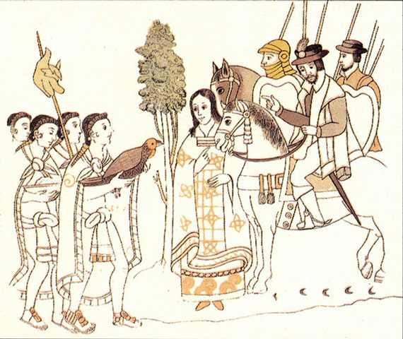 La relación de malinalli con los caballos