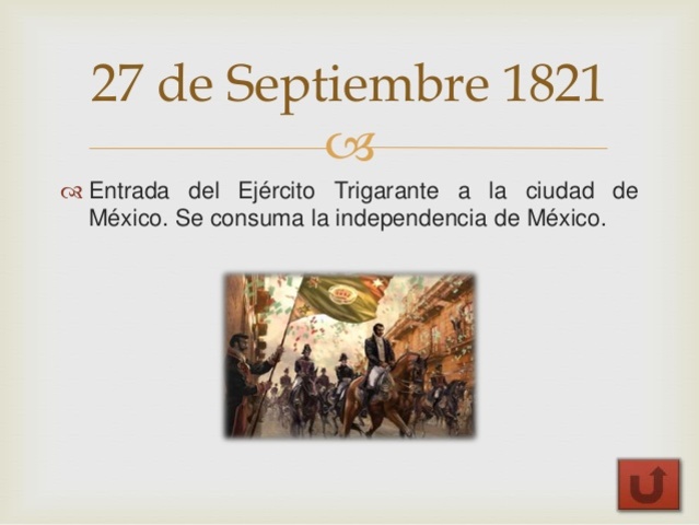 El ejército trigarante triunfa