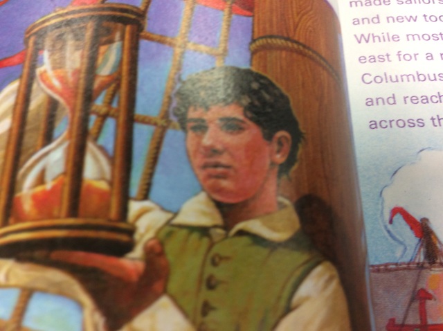 Columbus arrived at land