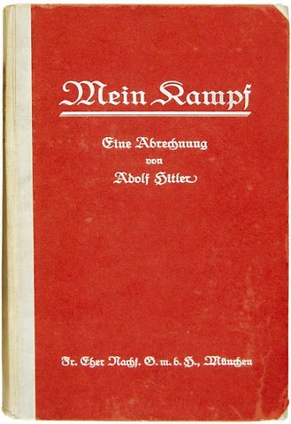 "Mein Kampf" was published