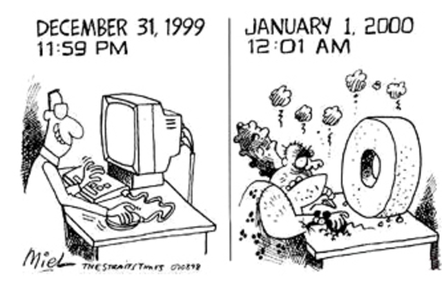 The Y2k bug in computers