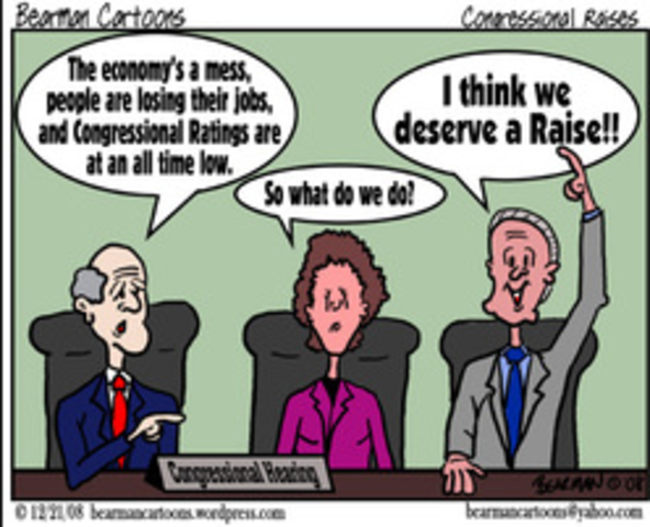 The 27th Amendment to the Constitution is passed