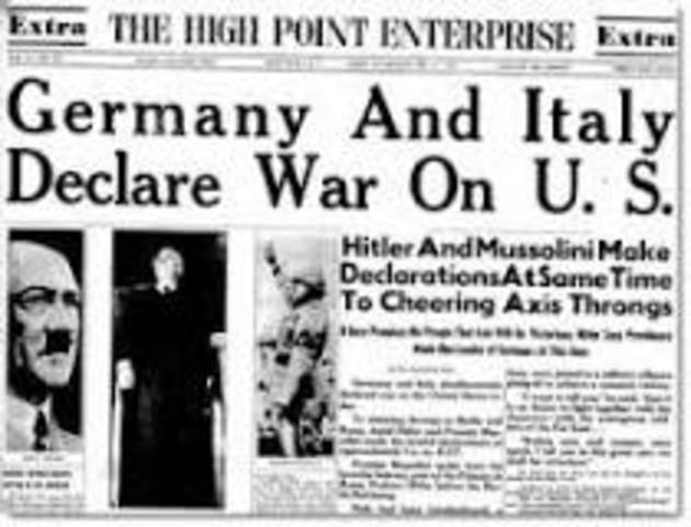 Germany declared war on the U.S