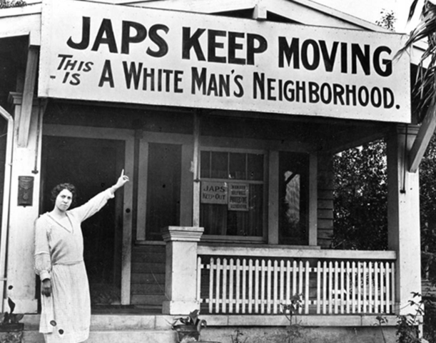 The internment of Japanese Americans during WWII