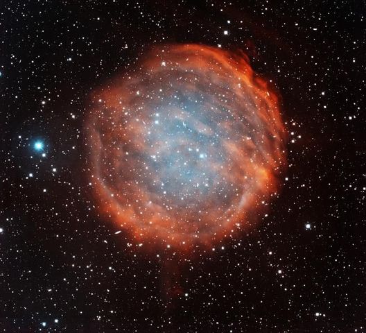 Star known as Kohoutek 4-55 in the process of dying.