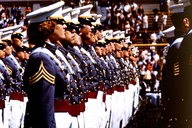 Women can attend military academies