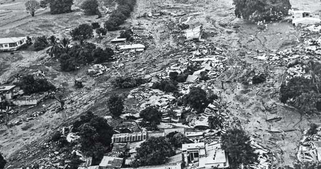 La tragedia de Armero.