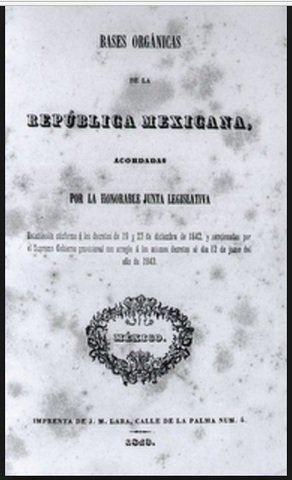 Bases de la Organización Política de la República Mexicana