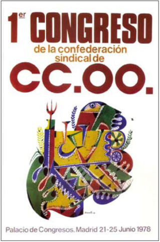Primer congreso confederal de CCOO.