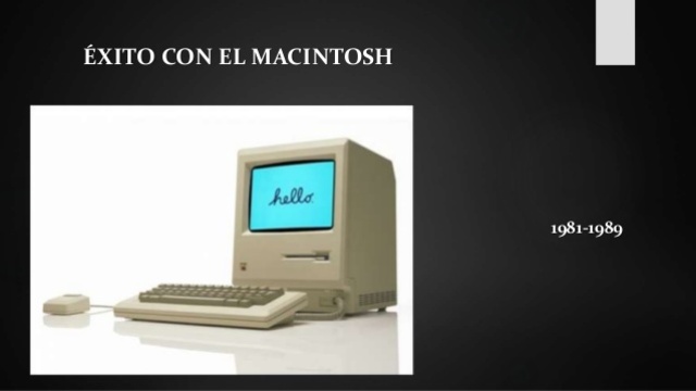 Éxito con el Macintosh