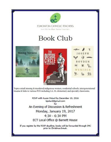 Book club #1: Missing Nimama, Wenjack, The Outside Circle