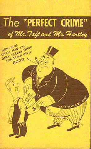 Pro-business Taft-Hartley Act passed Congress in 1947