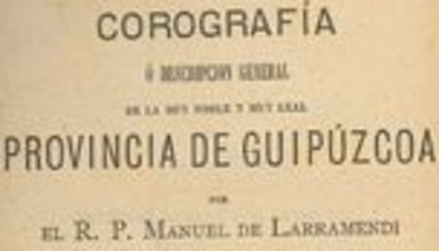 Egoera: Burnioletan lana euskaraz egiten zen. Hala erakusten du Larramendik bere "Coreografía de Guipuzcoa" liburuan