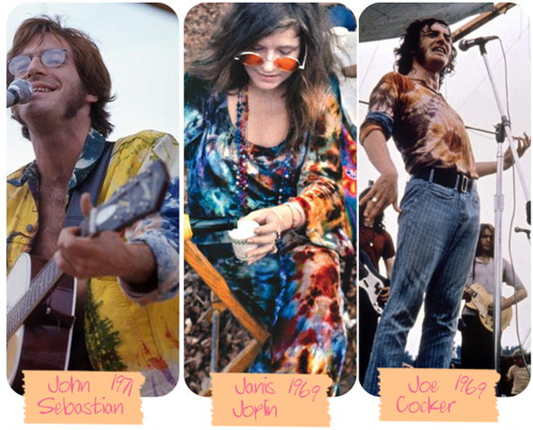 Hippie clothes decorated