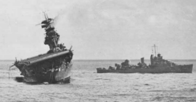 The United States was victorious over Japan in the Battle of Midway. This victory was the turning point of the was in the Pacific.