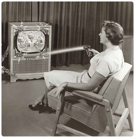 Invencion de tv a control remoto