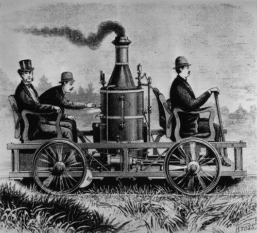 Steam powered carriages.