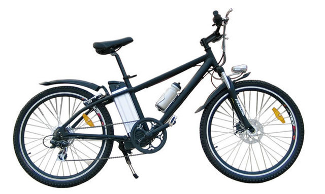 Electric powered bikes.