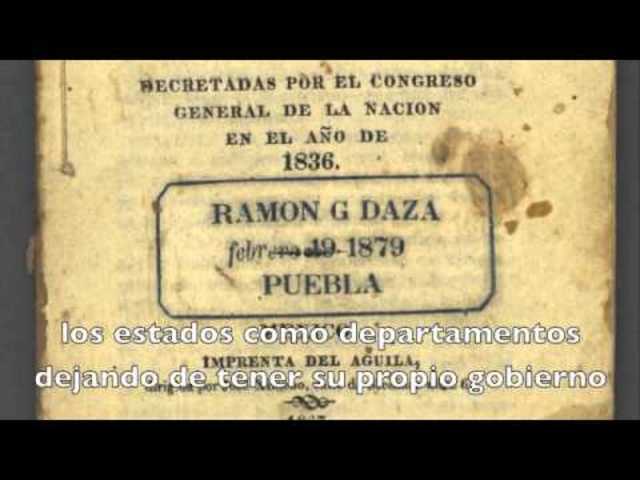 Las Siete Leyes Constitucionales de 1836