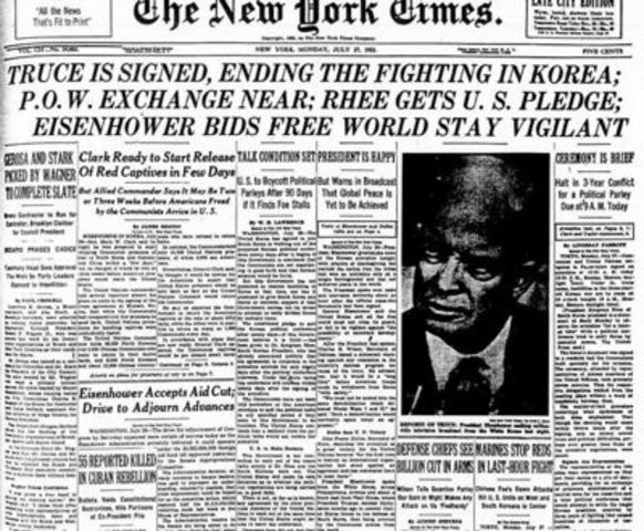 Eisenhower goes to Korea