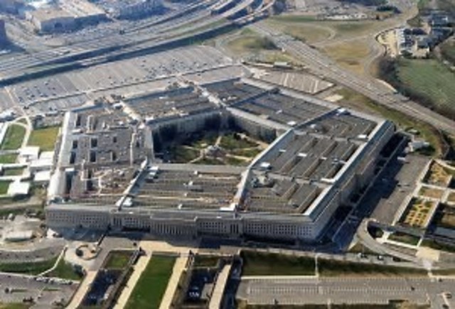Pentagon government building  was finshed