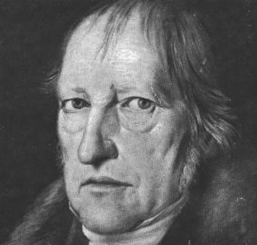 G.F.W HEGEL (1700 - 1831)