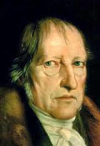 G.F.W. Hegel (1770-1831)