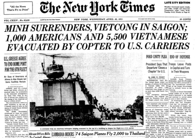 South Vietnam Surrenders