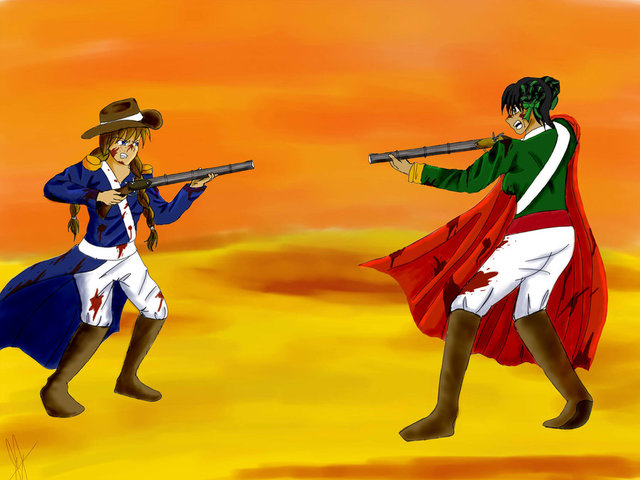 Texans Force Mexicans to Withdraw.